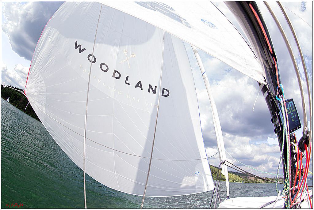 J70 - WOODLAND, 12.06.2021 Segelboot; Segeln; Woodland; Spinnaker; J70; Sorpesee; Sauerland
